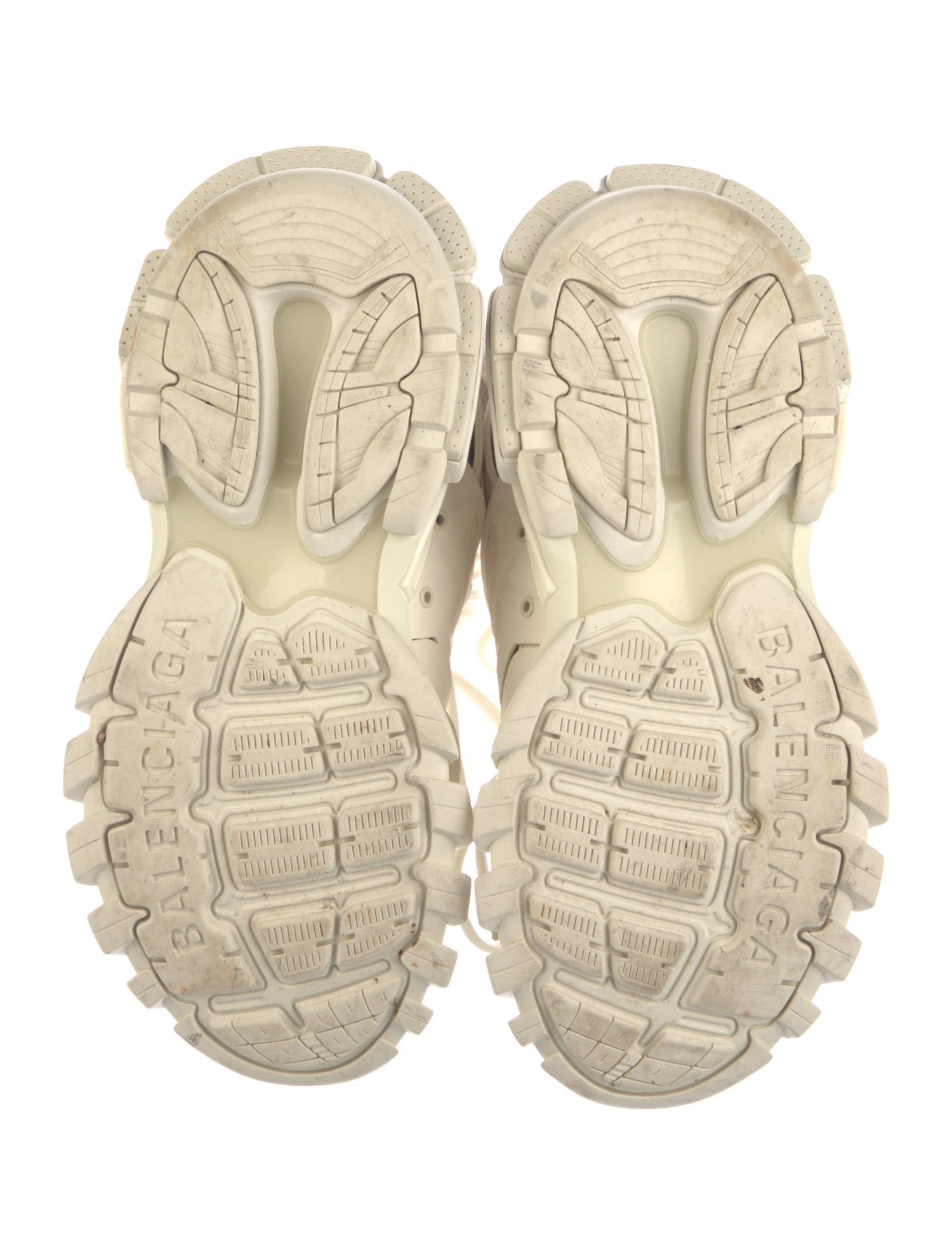 Balenciaga Leather Mesh Accents Hiking Boots